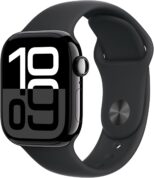 Apple Watch Series 10 GPSモデル 46mm MWWQ3J/A ジェットブラック・ブラックスポーツバンド M/L