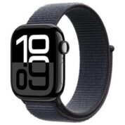 Apple Watch Series 10 GPSモデル 46mm MWWR3J/A ジェットブラック・インクスポーツループ