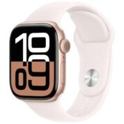 Apple Watch Series 10 GPS+Cellularモデル 46mm MWY73J/A [ローズゴールド・ライトブラッシュスポーツバンド M/L]