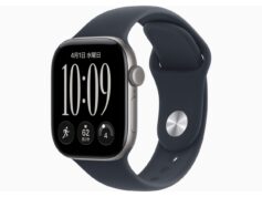 Apple Watch Series 12 GPSモデル 42mm MJE74X/A [スペースグレイ・ネイビーブルースポーツバンド S/M]